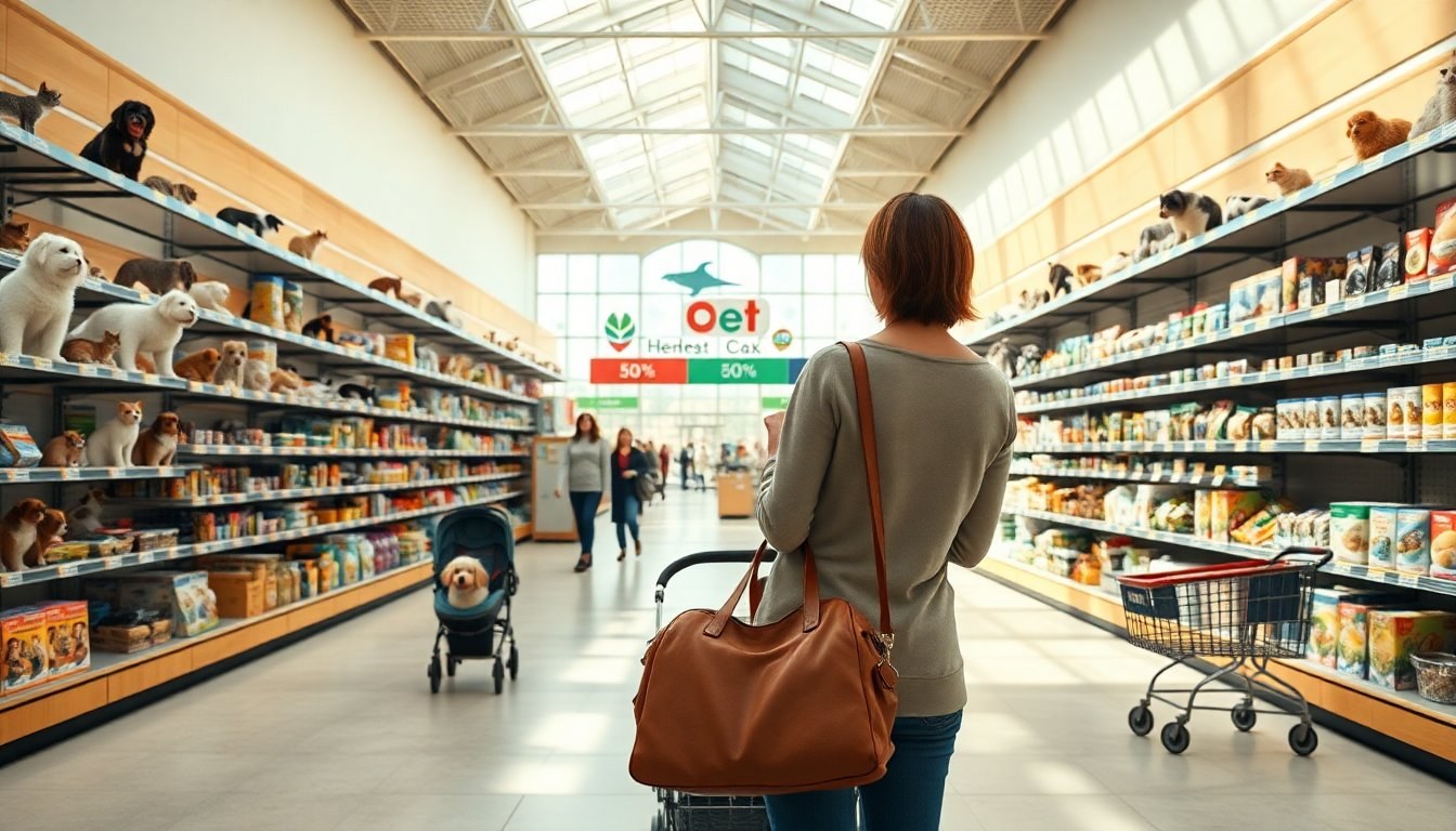 Pet store de Iper La grande i en Grandate: espacio, marcas propias y eventos