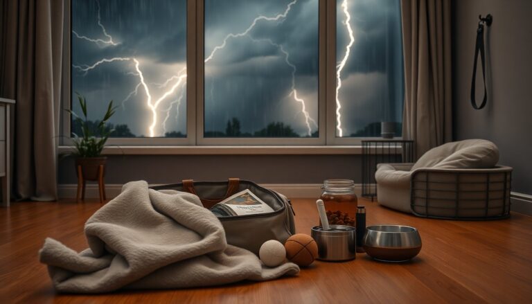 Preparación para tormentas: guía para perros ansiosos
